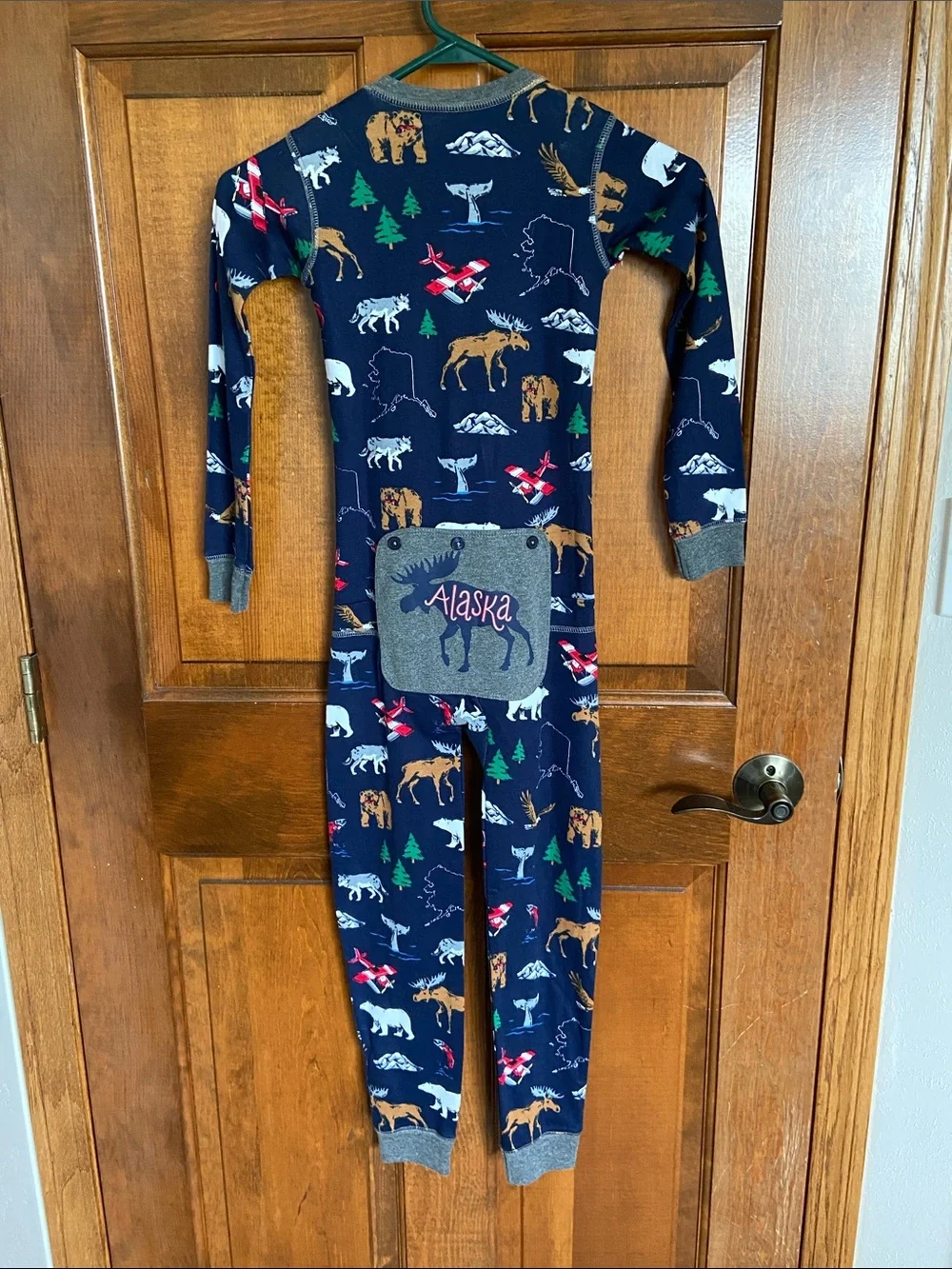 Little Blue House/Hatley kids' union one piece all-over wild print Size 6 kids